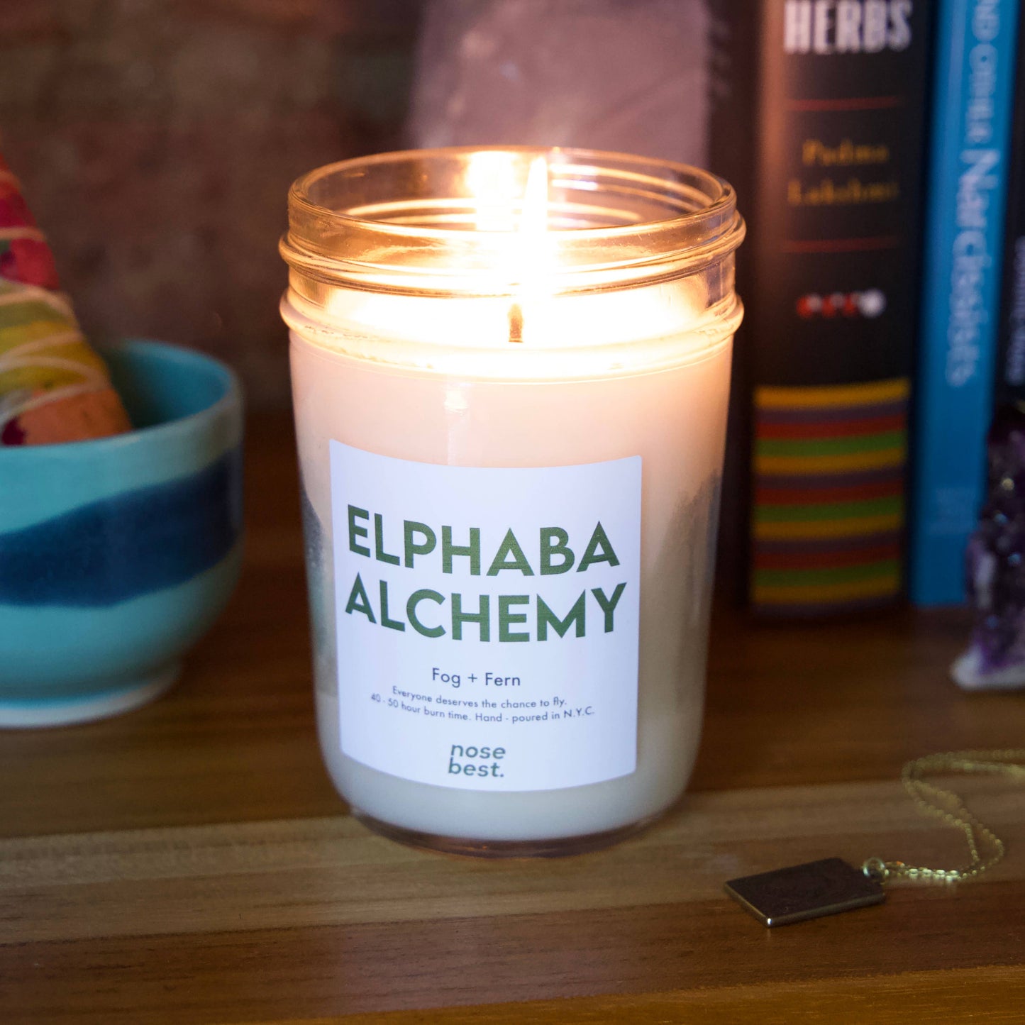 Fog & Fern - Elphaba Soy Candle - Wicked Movie