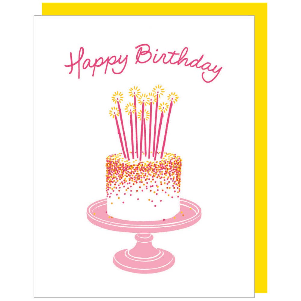 Fancy Cake Birthday Card