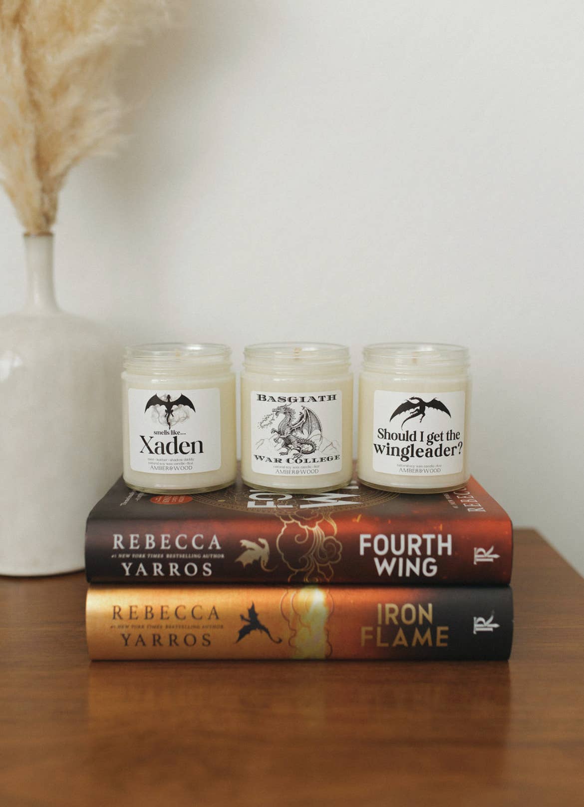 Smells Like Xaden | Fourth Wing Iron Flame Bookish Candle