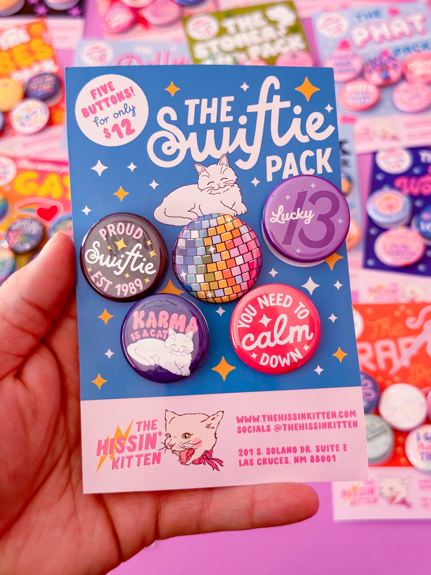 The Swiftie Pack Buttons