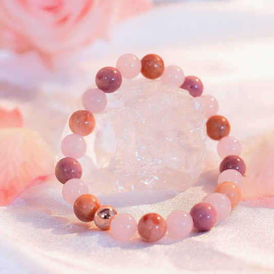 Pink Crystal Love Bracelet