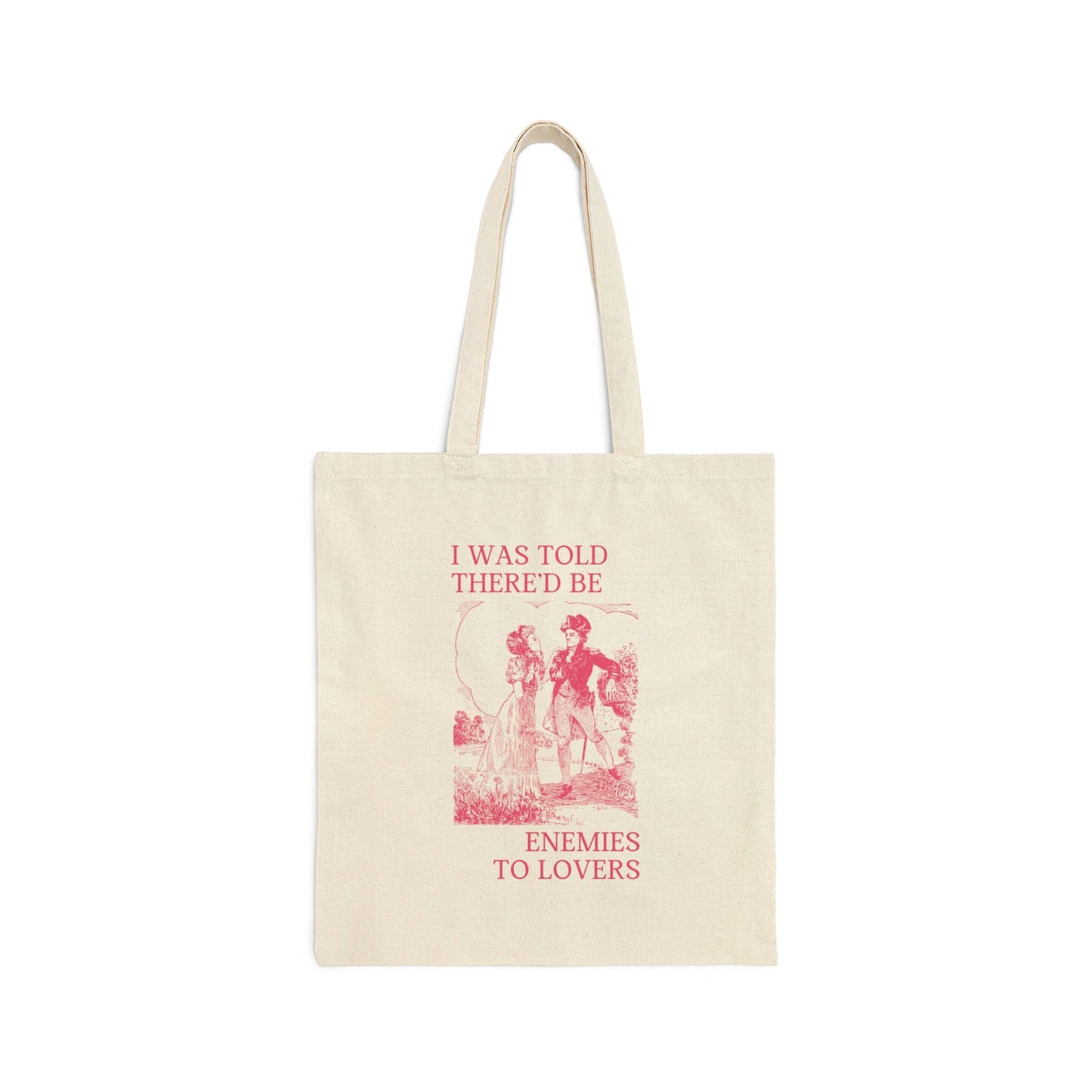 Book Lover Tote Bag: Enemies to Lovers Romance Trope