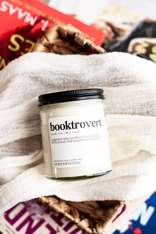 Booktrovert | Bookish Soy Candle