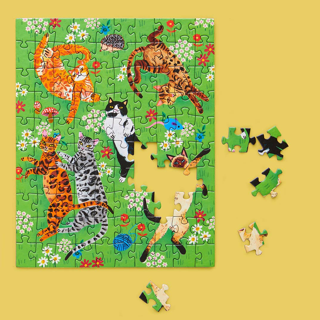 Cat Nap 100 Piece Puzzle Snax