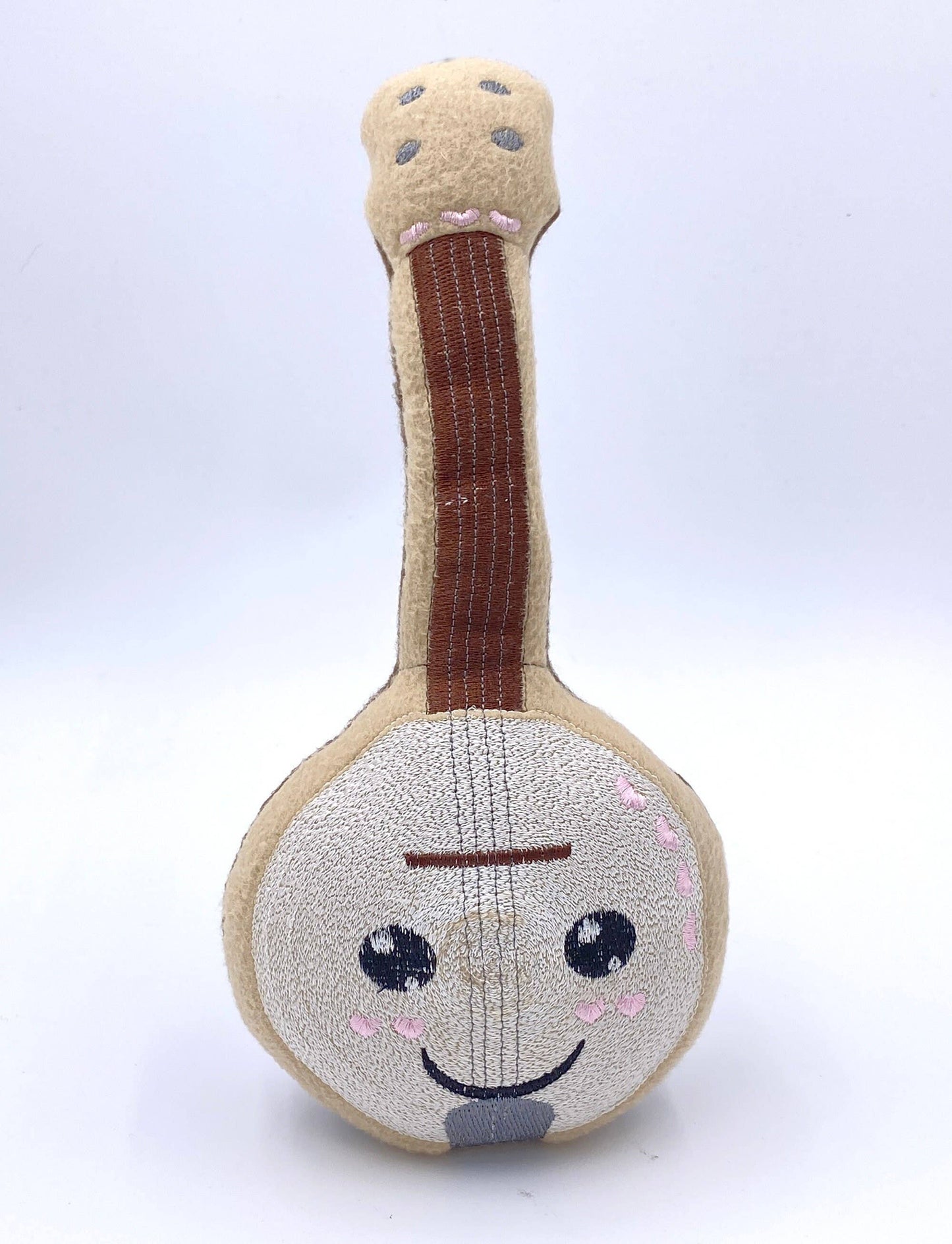 Banjo Plush Toy for Dogs - Handmade Pet Toys