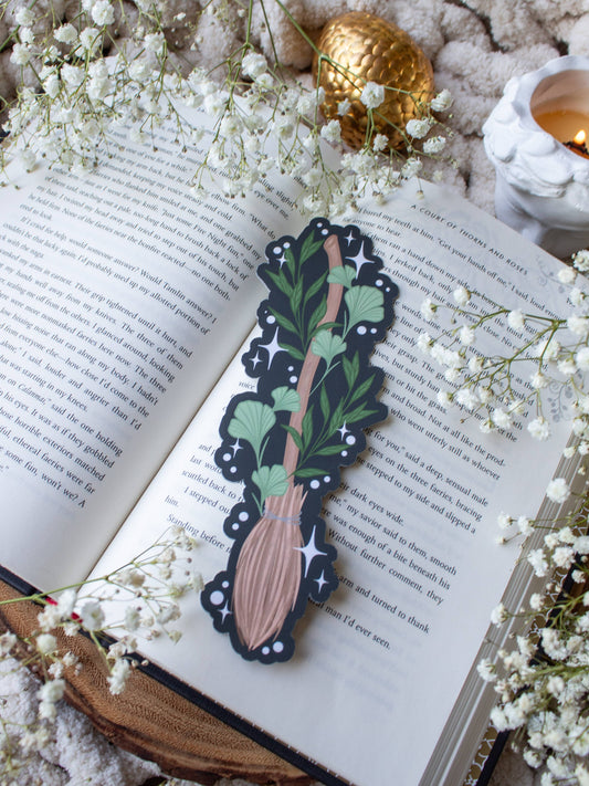 Magical Fantasy Broom Bookmark