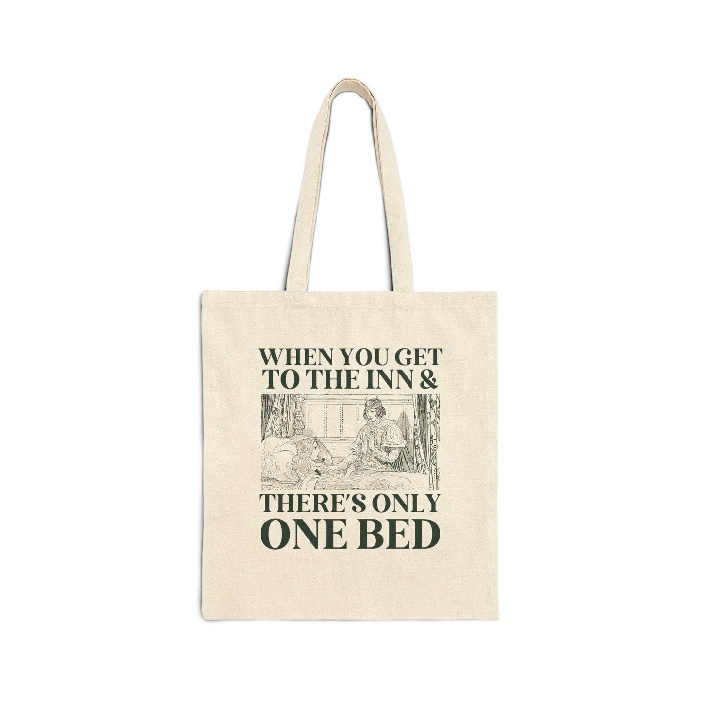 Only One Bed Romance Tropes Tote Bag for Romance Readers