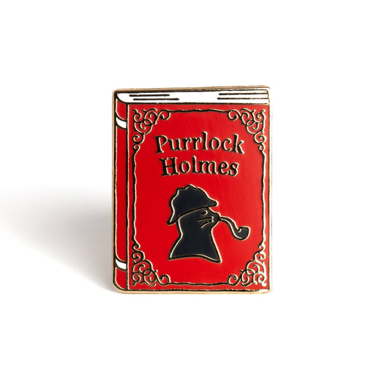 Purrlock Holmes Enamel Pin