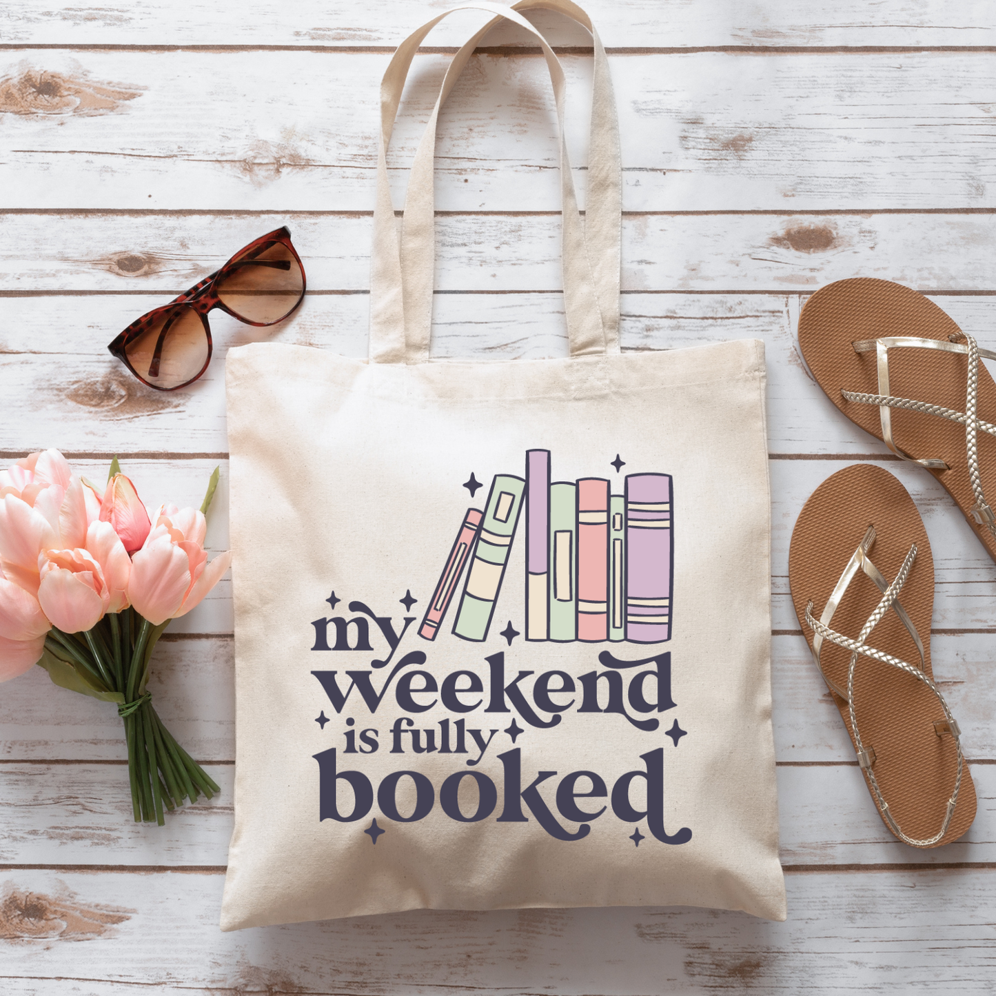 Fully Booked Tote Bag