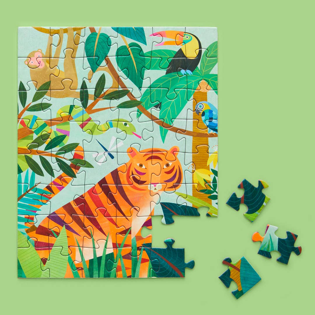 In the Jungle 48 Piece Kids Puzzle Snax