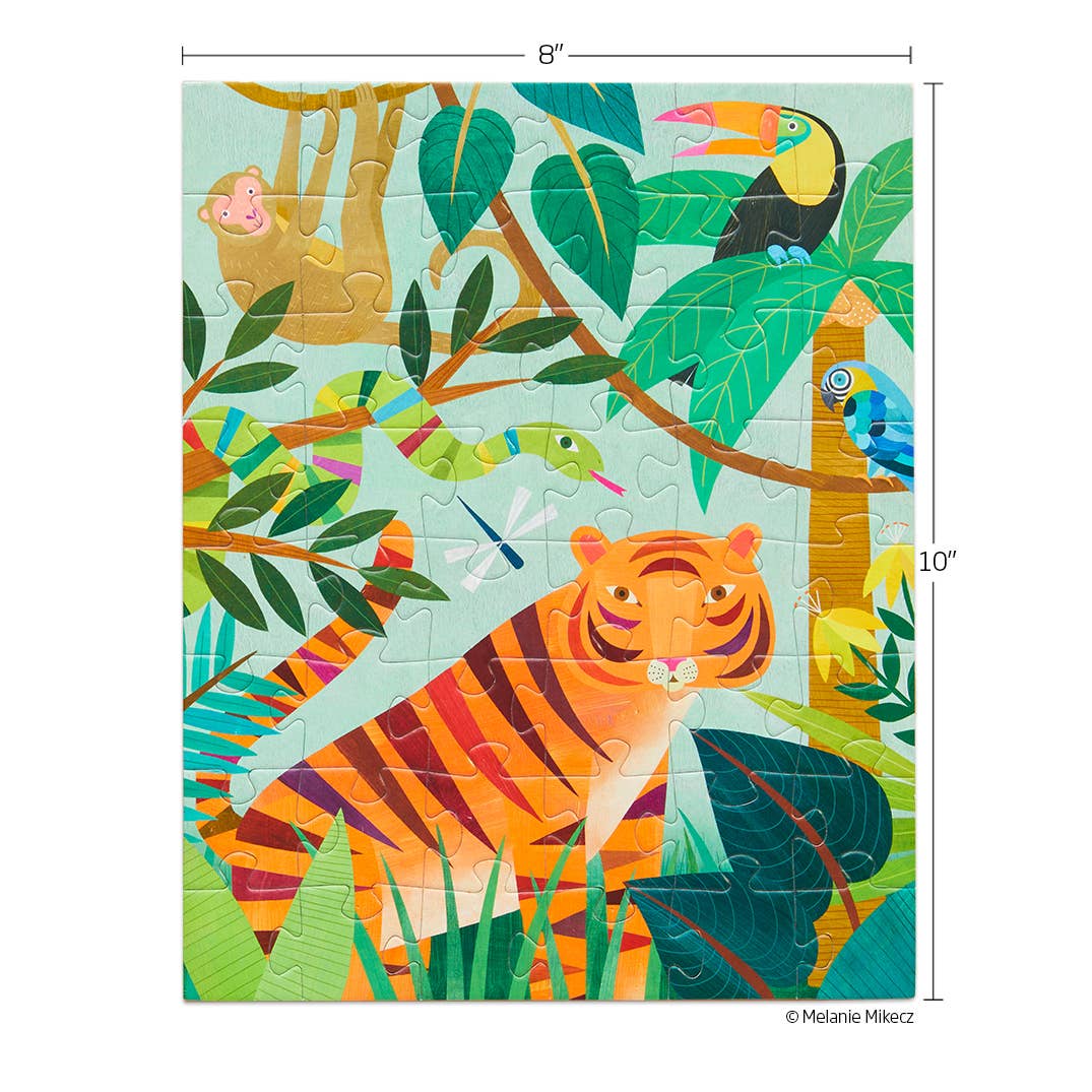 In the Jungle 48 Piece Kids Puzzle Snax