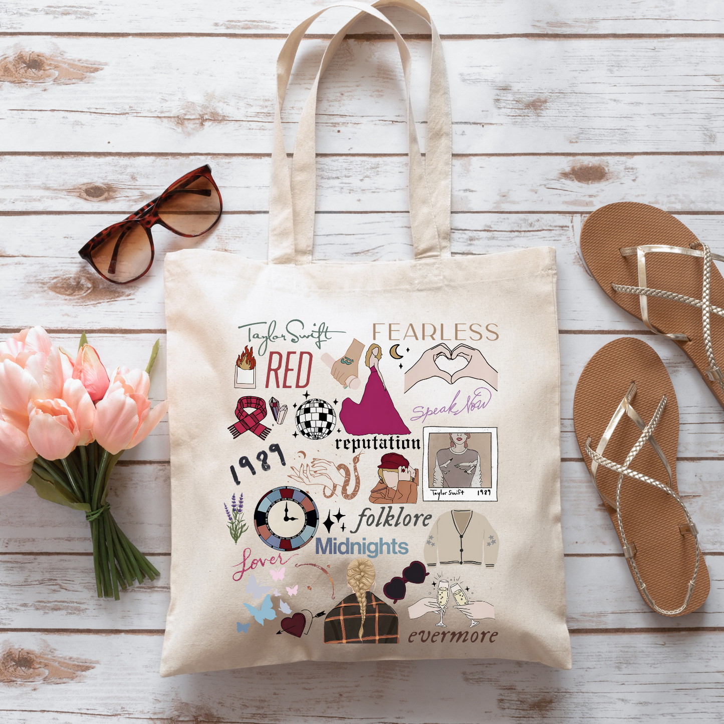 Taylor Swift Eras Tote Bag