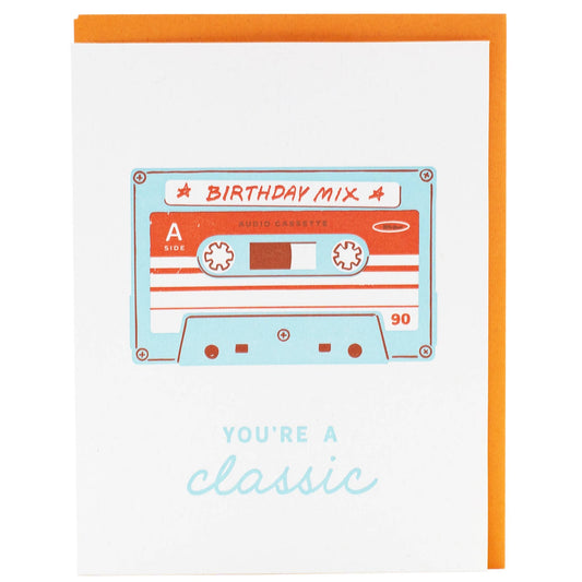 Cassette Tape Birthday Card