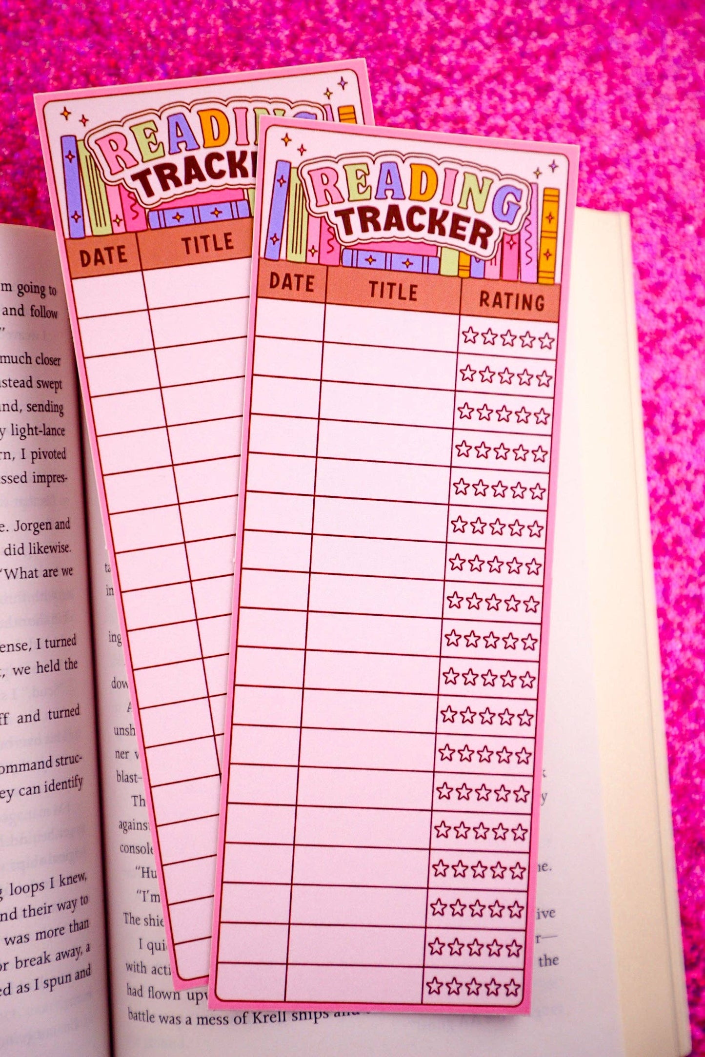 Reading Tracker Bookmark