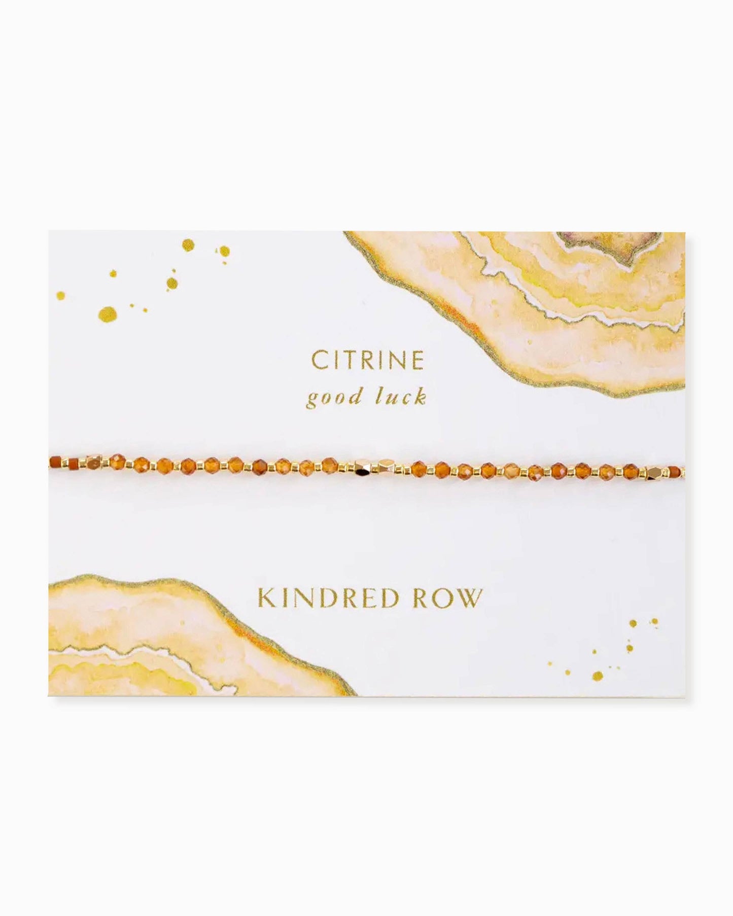 Citrine Healing Gemstone Stacking Bracelet