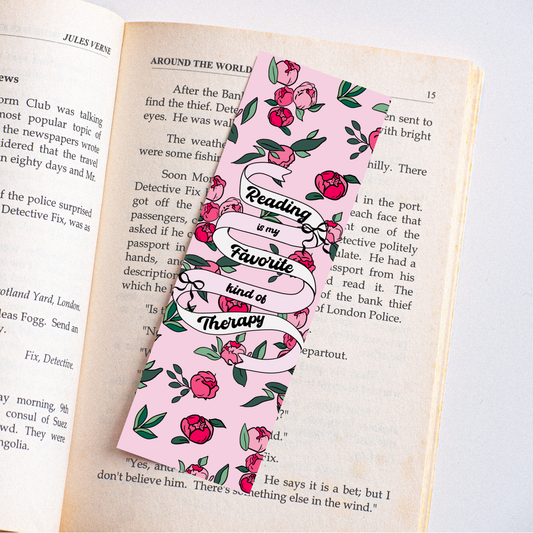 Reading Therapy Bookmark With Tassel