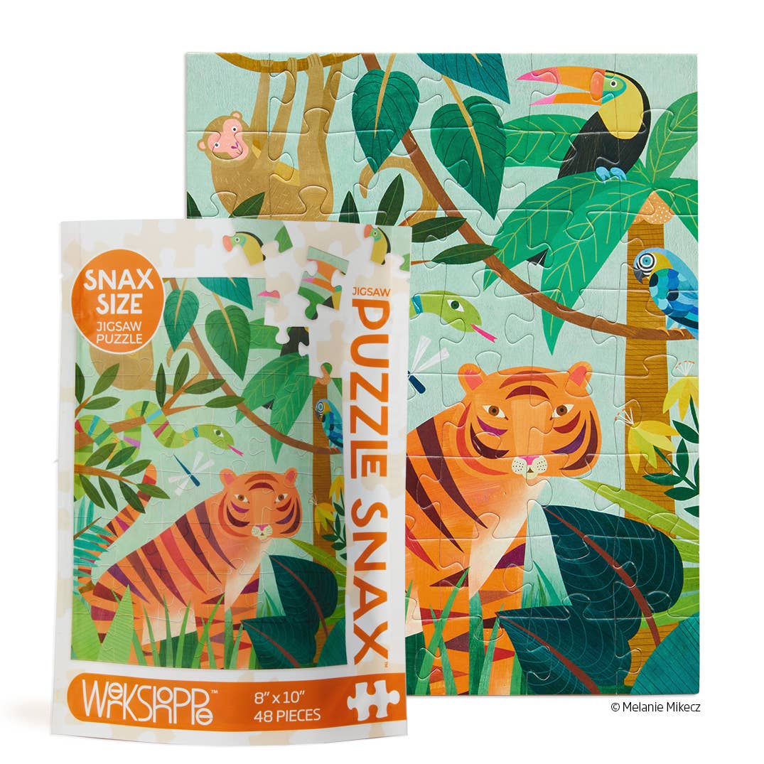 In the Jungle 48 Piece Kids Puzzle Snax