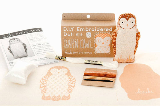 Barn Owl - Embroidery Kit