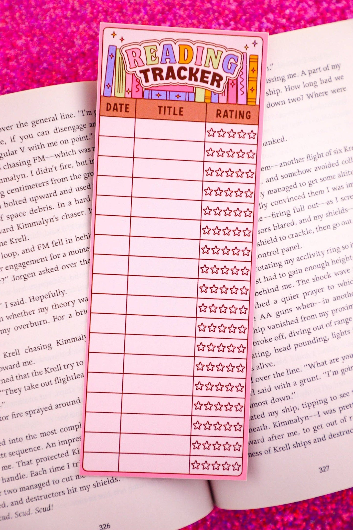 Reading Tracker Bookmark