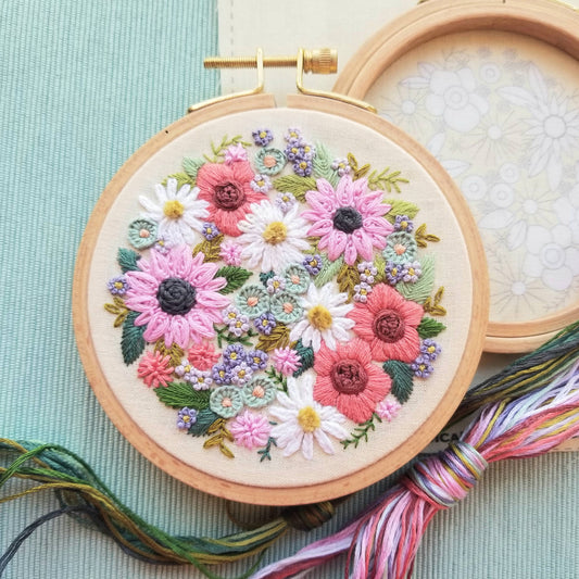 Wildflower Sampler Embroidery Craft Kit