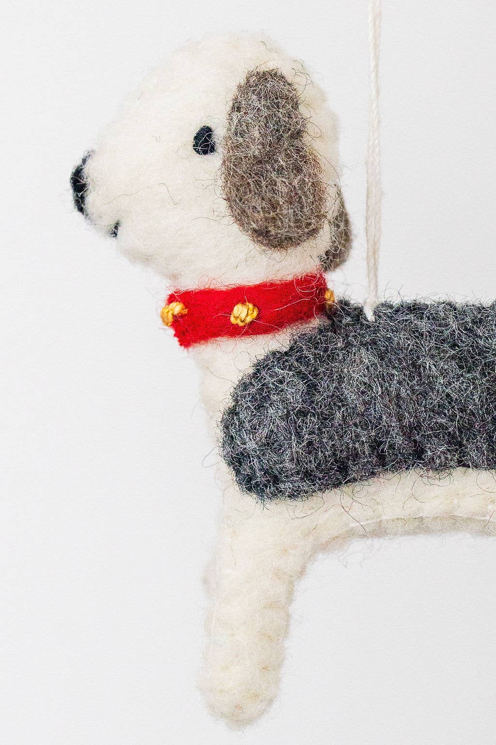 Handmade Dog Felt Ornament