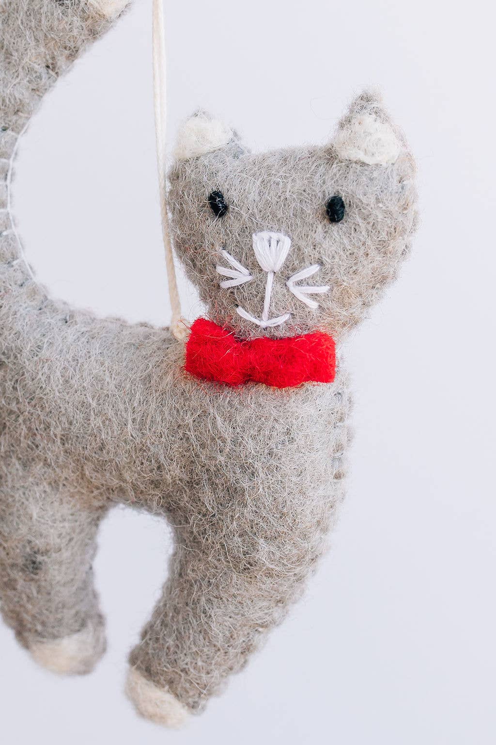 Handmade Cat Felt Ornament