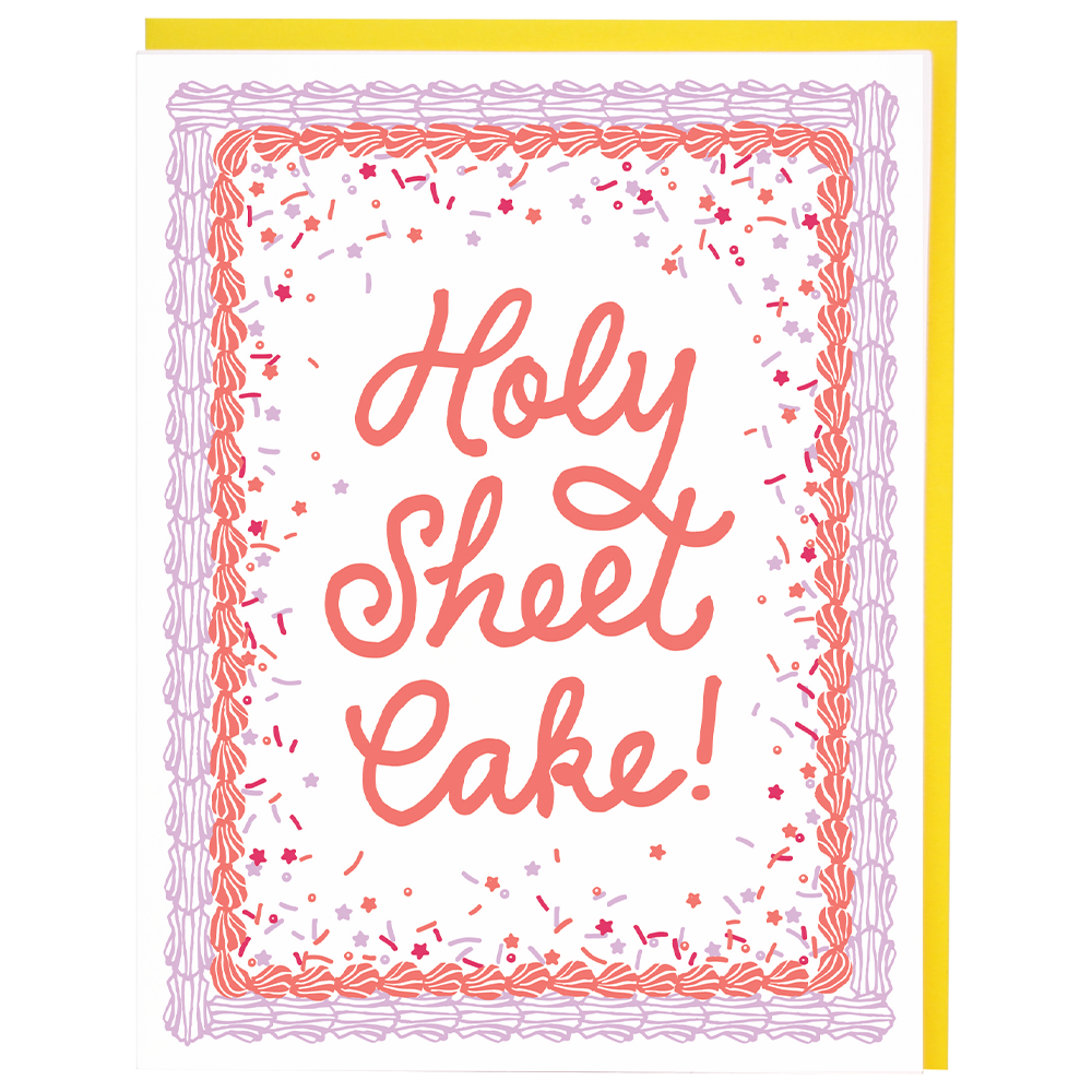 Sheet Cake Birthday Card