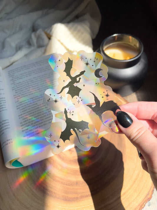 Celestial Dragons Sun Catcher Window Sticker