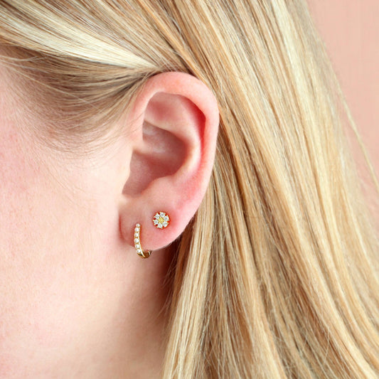 Daisy Crystal Stud Earrings