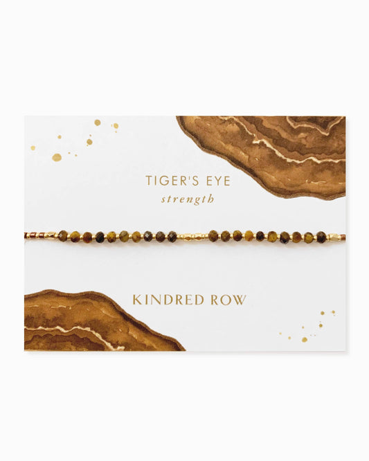 Tiger's Eye Healing Gemstone Stacking Bracelet