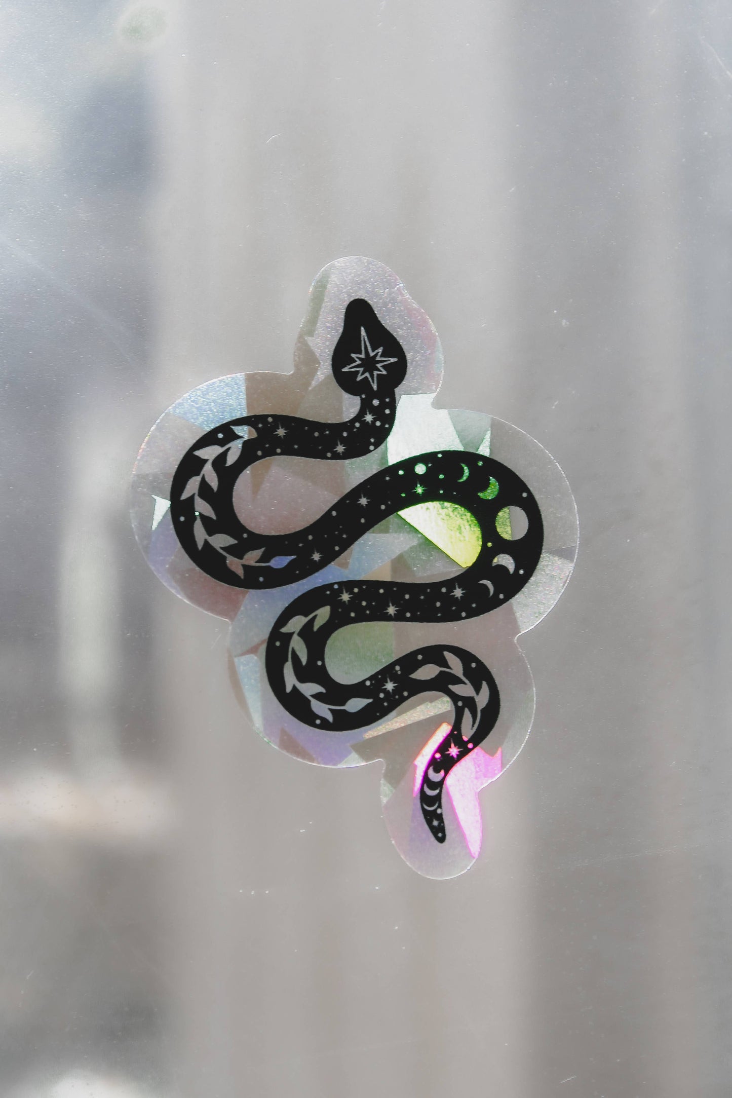 Celestial Serpent Sun Catcher Window Sticker