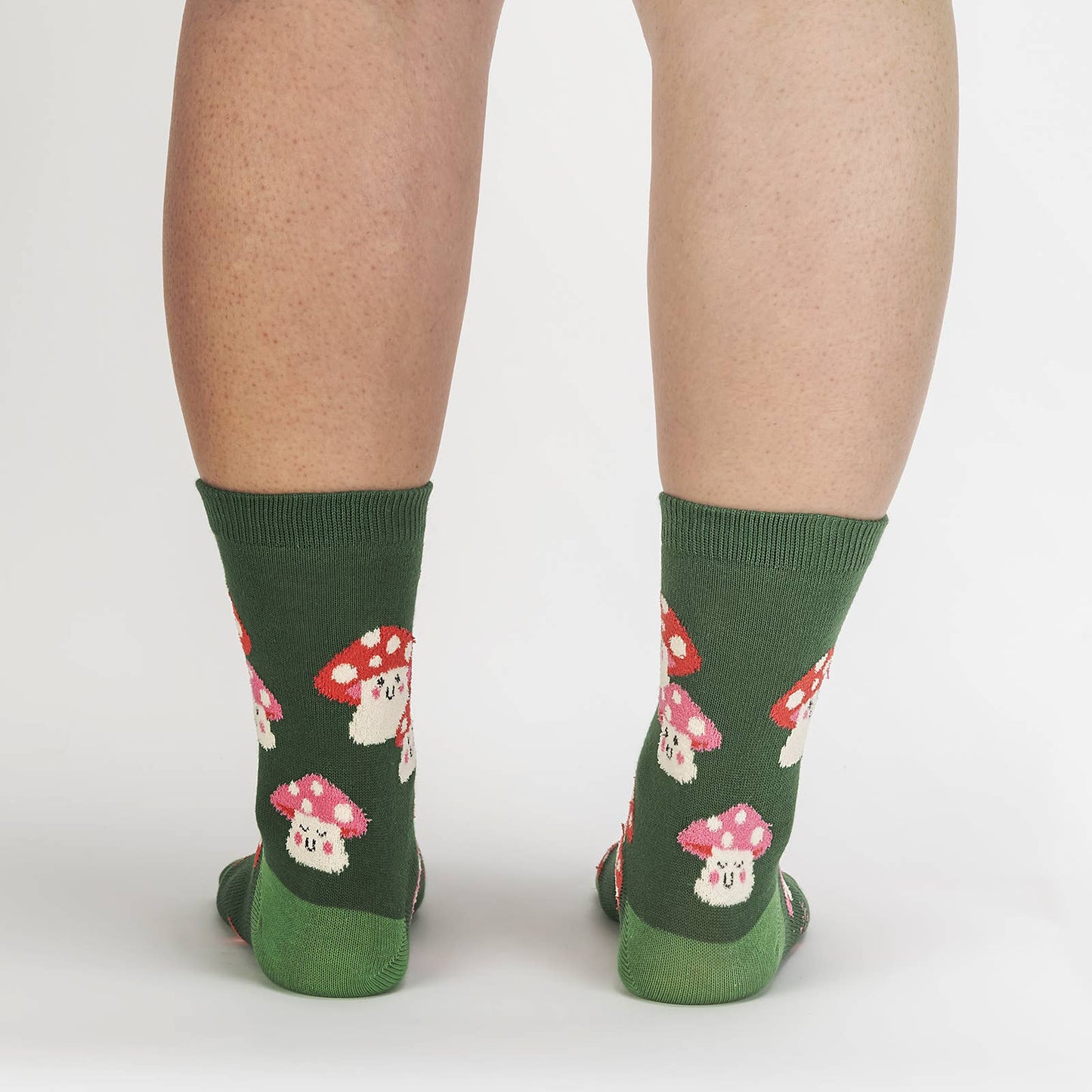 Women's Crew Sock: Mellow Mushrooms