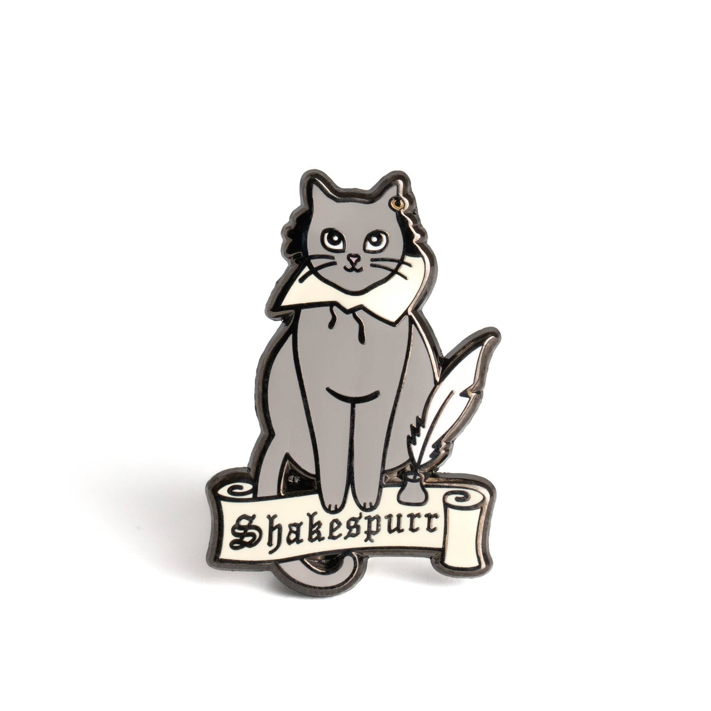 Shakespurr Enamel Pin