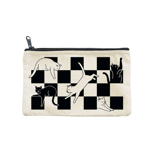 Checker Cats Pouch