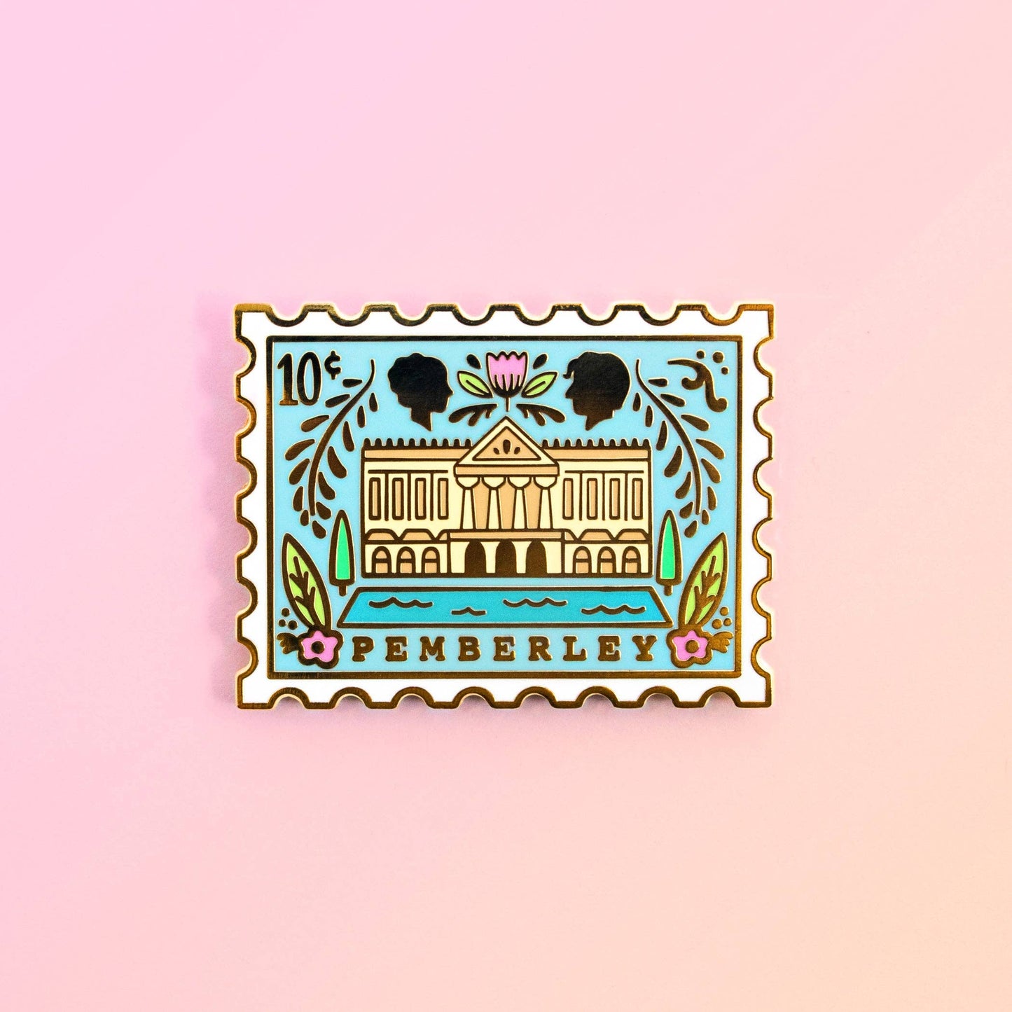 Pemberley, Pride and Prejudice Enamel Pin