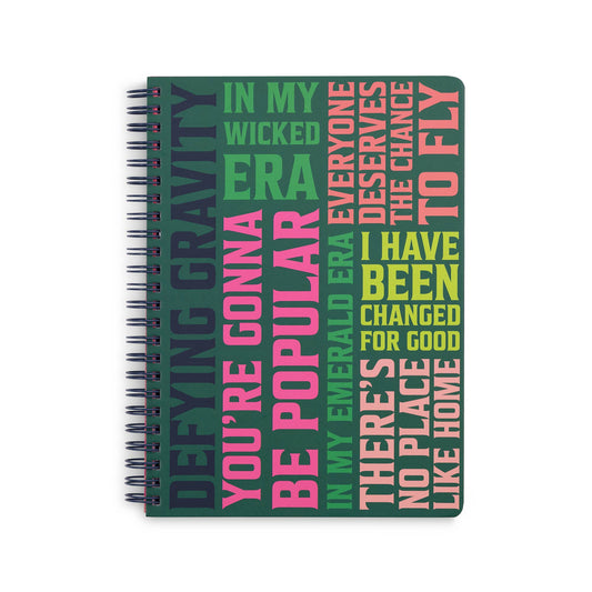 Wicked Mini Notebook, Wicked Word Cloud