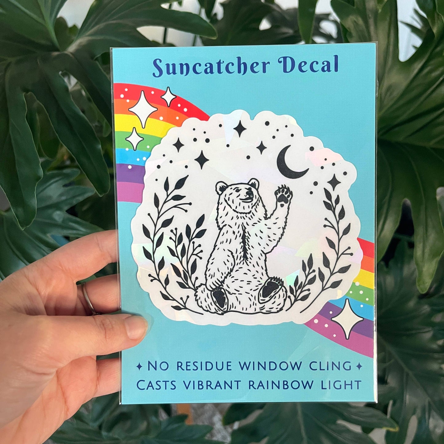 Bear Suncatcher Window Decal