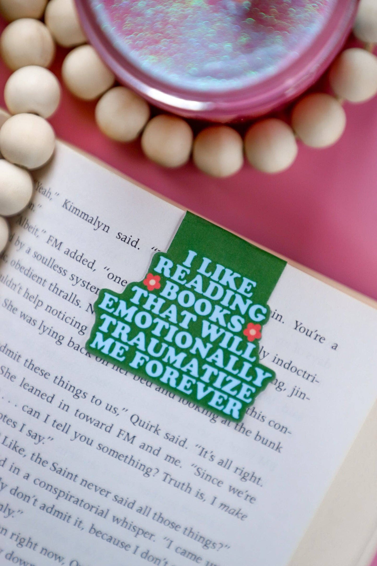 Emotionally Traumatizing Books Magnetic Bookmark