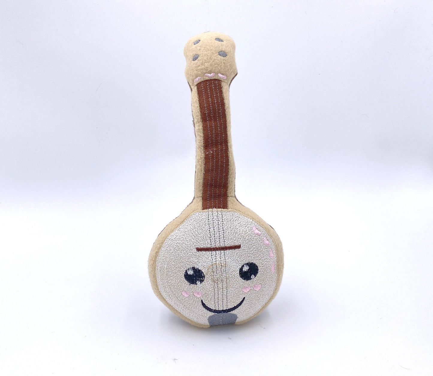 Banjo Plush Toy for Dogs - Handmade Pet Toys